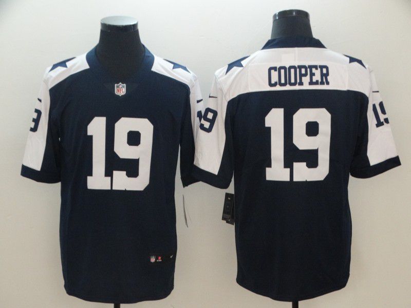 Men Dallas cowboys #19 Cooper Blue Thanksgiving Nike Vapor Untouchable Limited Playe NFL Jerseys->dallas cowboys->NFL Jersey